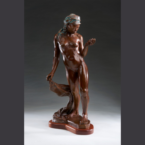 MB-S034 Bronze Sculpture Lost Coin 1/24 $6300 at Hunter Wolff Gallery